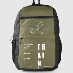 HRX by Hrithik Roshan Unisex Brand Logo Print Backpack-17