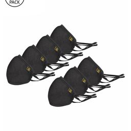 EUME Pack of 7 Black 3-Ply Protective Outdoor Mask-8