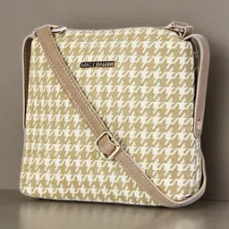 Bagsy Malone Geometric Printed Structured Sling Bag-50