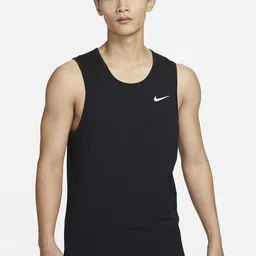 Nike Brand Logo Printed Dri-Fit Hyverse Fitness Tank Tshirt-16