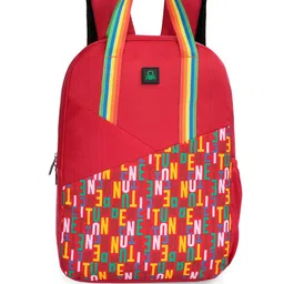 United Colors of Benetton Unisex Typography Printed Backpack-image-45