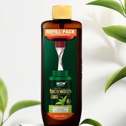 WOW SKIN SCIENCE Unisex Green Tea Foaming Face Wash Refill Pack 200 ml-47