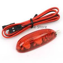 RC FPV Drone Night Navigation LED Lights w Shell Flight Searchlight 12V/5V Red image 2