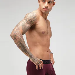 Zoiro Men Men Outer Elasticated Modal Short Trunk 2422 image 5
