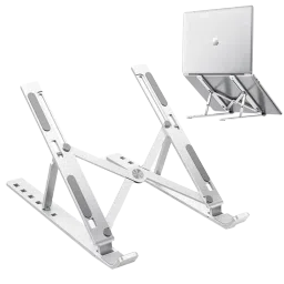 Croma Stand For Laptops Up to 15 Inch (Foldable Design, CRSP015AOC016515, Silver)-picture-21