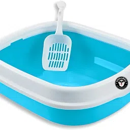 Imported Cat Litter Tray with Free Cat Litter Scooper ,Cat Litter Basin Pet Litter Tray Refill-image-25