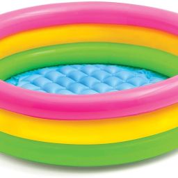 Summer Special 2 feet Inflatable Kid Swimming Pool with Air Pump, Bath tub Inflatable Pool Accessory-40