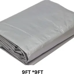 125 GSM 9FT * 9FT Waterproof Tarpaulin Tent Tent-For Truck body, Car, Bike Tent - For Camping, Construction Sites, Transportation Covers, Temporary Shelters-image-83