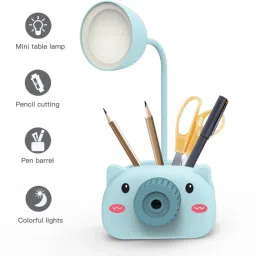 rhinetoys LED Desk Lamp with Pen Holder & Sharpener: Study Light for Home,Office Study Lamp image 2