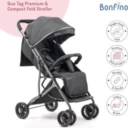 Duo Tag Premium Baby Stroller for 0-3 Yrs,Pram for Baby with Adjustable Backrest Stroller-6