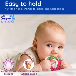 baby dolphin Water Teether for Babies, Baby Teething Toy, Cooling Teether, 4m+ Teether image 3