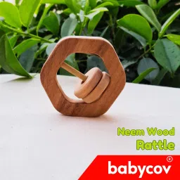 Neem Wood Teethers for Babies | Wooden Teething Toys 3+ Months Teether-picture-28