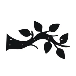 RANDOM Black Tree Branch Wall Hanging Key Holder image 2