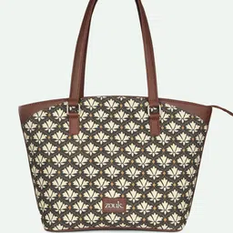 ZOUK Geometric Structured Sling Bag with Cut Work image 2
