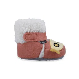 Baby Moo Infants Patterned Pure Wool Anti-Slip Booties image 2