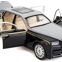Model Toy Car with Sound and Light?New Version? (Rolls-Royce Phantom-White)-5