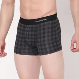 Underjeans by Spykar Men Pack of 2 Checked Cotton Blend Trunk image 2