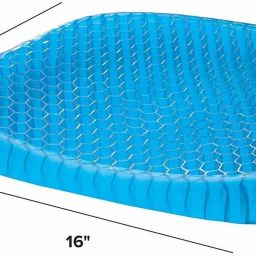 Seat Cushion Soft Gel Egg Sitter Mat for Office Chair, Back/ Hip Support D106 Supporter-image-13
