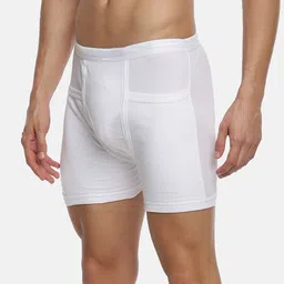 Ramraj Pack Of 3 Assorted White Soft & Breathable Trunks ARROWWPCTOET3P image 5