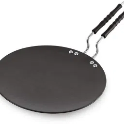 Hard Anodised Non-Stick Roti Tawa, Non-Stick Pan, Roti Pan, Chapati Tawa Tawa 25 cm diameter-image-18