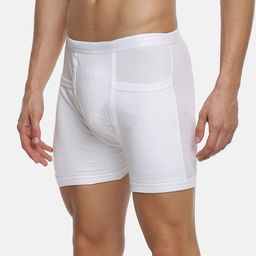 Ramraj Pack Of 3 Assorted White Soft & Breathable Trunks ARROWWPCTOET3P image 3