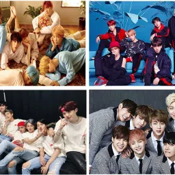 Pack of 4 BTS Band Members Photos Paper Print-image-4
