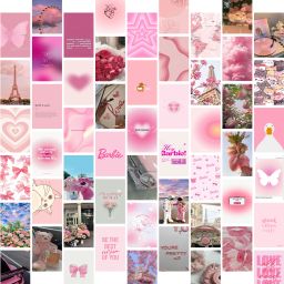 Aesthetic PINK Collage Kit Wall Posters Collections | Set of 54 | 4x6 inch each | Wall Collage Kit, aesthetic posters | Room Decor Photo Collection | Posters for Room Decoration Paper Print-image-27
