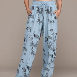 roadster Women Solid Blue Track Pants-picture-43