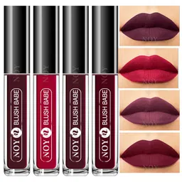 NOY Set of 4 Blush Babe Smudge-Free Matte Liquid Lipstick 4 ml each - Shade 01-03-05-07-53