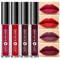 NOY Set Of 4 Blush Babe Waterproof Liquid Matte Lipsticks 4ml Each- Shades 03+ 04+ 05+ 07-29