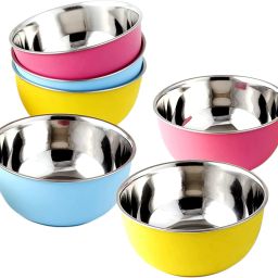 Stainless Steel Serving Bowl Microwave Safe Steel Bowls-picture-13