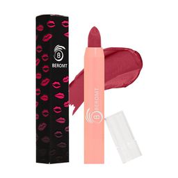 BEROMT Smudge Proof Perfect Pout Long-Lasting Matte Lip Crayon - Casual Trip BLC15-5