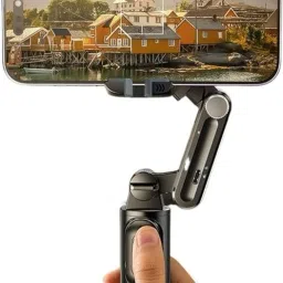 Elevea Q18 Gimbal Stabilizer with Fill Light - YouTube, Instagram - Gift for Creators 3 Axis Gimbal for Mobile-image-14