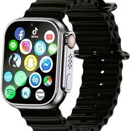 VYGHA COLLECTION T800 Ultra SmartWatch Infinite Display, BT Calling, Rotating Crown Smartwatch-image-36