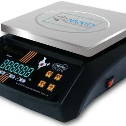 NIVAYO Balancia 30kg Steel Plate Double Display High Quality Weight Machine For Kitchen/Shop With Power Adapter & 4V Re-Chargeable Battery Weighing Scale (Black) (Platform Size- 170 x 210mm, Dual Display, On Off Memory Function,grocery,kata,taraju,shop,computer electronic vajan kata , tarazu , jewellery , sabzi ,4V Re-Chargeable Battery) # Made in India Weighing Scale (Black) Weighing Scale (Black) Weighing Scale (Black) TM-999, Weighing Scale (Black) Weighing Scale-27