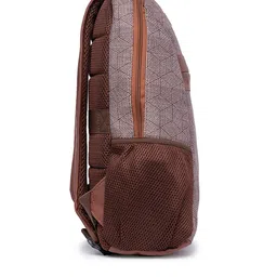 ZOUK Men Printed Vegan Leather Backpack image 3