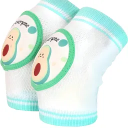 Baby Knee Pads For Crawling, Baby Knee Protector, Knee cap for kids - Sea Green Sea Green Baby Knee Pads-image-34