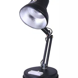 SPARK WORLD Black Metal Quirky Abstract Shaped Table Lamp image 3