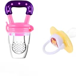 Combo of Fruit Nibbler And Soother Baby Nipple Feeder Soother-18