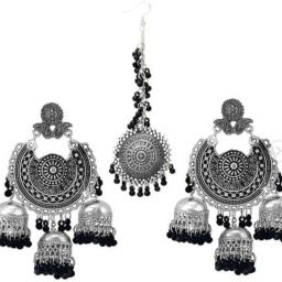 Oxidised Silver Black, Silver Jewel Set-image-81