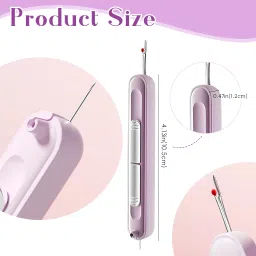 hasthip 2 in 1 Automatic Threader and Seam Ripper Tool Sewing Kit image 4