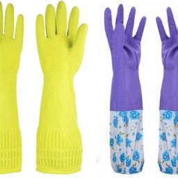 Thick and Heavy Duty Latex Rubber Long Hand Gloves for Gardening Work C-33 Gardening Shoulder Glove-image-50