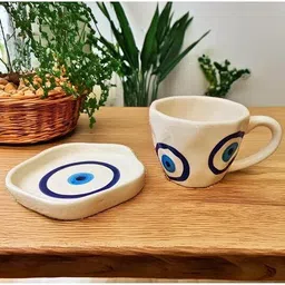mad over print Ceramic Evil Eye Mug & Coaster-picture-39