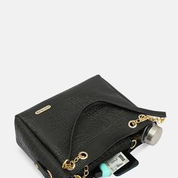 Bagsy Malone Set Of 4 Textured Structured Vegan Leather Shoulder Bag image 3