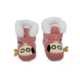 Baby Moo Infants Patterned Pure Wool Anti-Slip Booties image 3