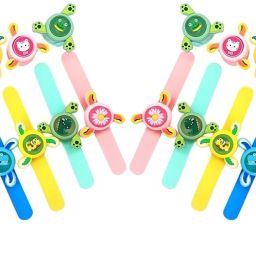 Kids Wrist Band, Spinning Slap Band Cartoon LED Light Birthday Return Gift-picture-25