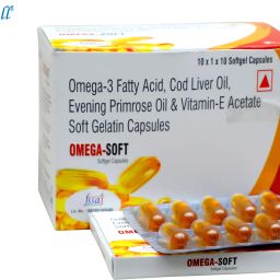 Omega Soft Contains Omega 3 Fatty Acid + Cod Liver Oil + Vitamin E-image-41