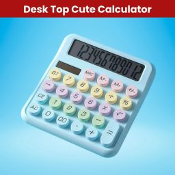 Desktop Calculator, 12-Digit Large LCD and Large Buttons for Office, Homes W59 Basic Calculator-image-84