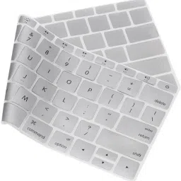 FUTABA Waterproof Keyboard Cover - Silver Macbook,Air,pro Keyboard Skin-32