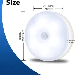 Dwiza Enterprise Rechargeable USB LED Motion Sensor Light for Outdoor, Nightlight,Wardrob Motion Sensor Light image 4